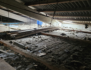 Rekonstrukce haly na farmě chovu prasat